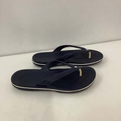 Crocs Flip Flops Navy Blue Size M 10/ W 12
