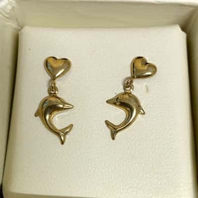 Zamels Womens Earrings Gold 