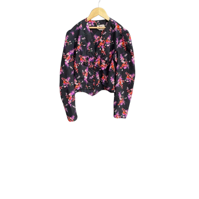 Lavender Womens  Size 12 Floral Top Black  / Floral 