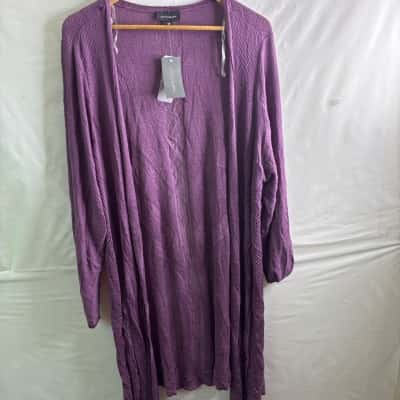 Autograph Womens  Size M Cardigan Purple 