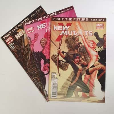 Marvel Comics 2012 New Mutants Fight The Future Parts 1-3 Comics
