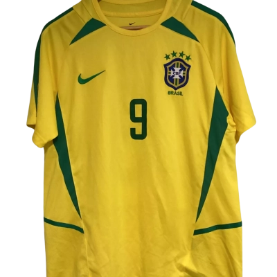 Nike Brasil Ronaldo jersey Size XL Green / Yellow 