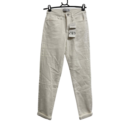 Zara Womens Size 6 White Pants BNWT