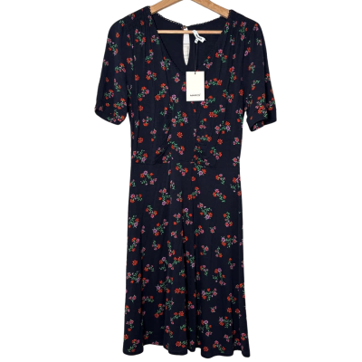 BNWT MARCS Women size M navy floral dress