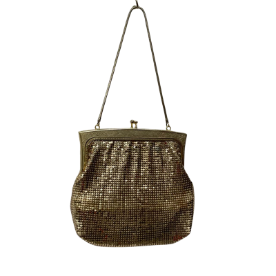 Vintage Glomesh Womens Clutch Bag Gold 