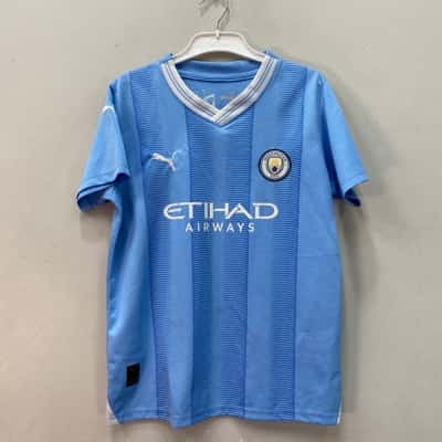 Manchester City #9 Kelly Puma Kids  Size 10-12 / 28 Blue 