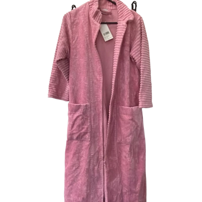 Baksana  Pink Zipper Robe Size S-M  
