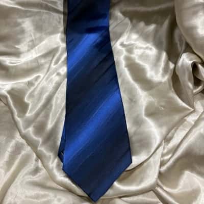 Guy Laroche Mens Silk Ties Blue 