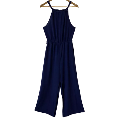 Fresh Soul Womens  Size 8 Jumpsuit Navy Blue 