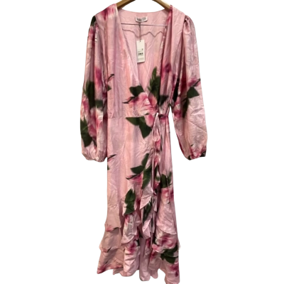 City Chic Womens  Size 18 Pink wrap dress