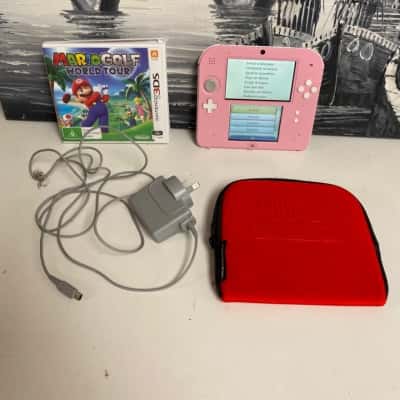 Pink Nintendo 2DS and 2 3DS games - See description