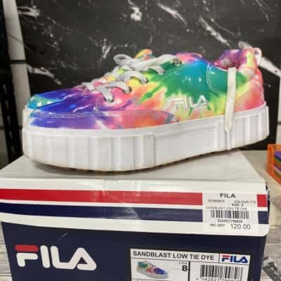 Fila  Sandblast low tie dye   Size 8 