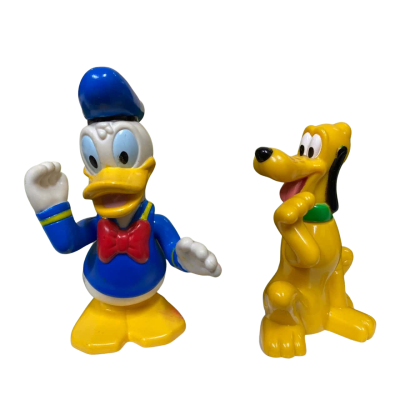Donald Duck & Pluto Figurines