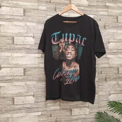 Tupac T-shirt Unisex  Size XL Multicoloured 