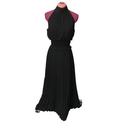 Saba Womens  Size 10 Willa Pleated Midi Dress 