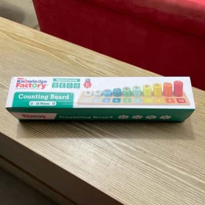  Kids The Knowledge Factory “Counting Board” 56 Piece Set 