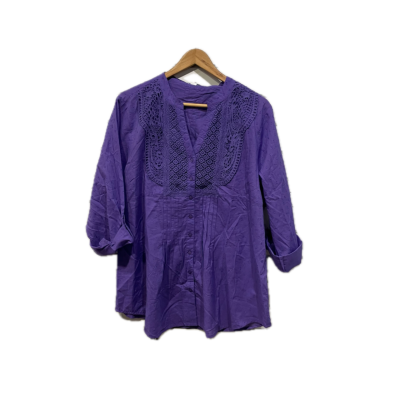 Victoria Hill Womens Top  Size 20 Purple 