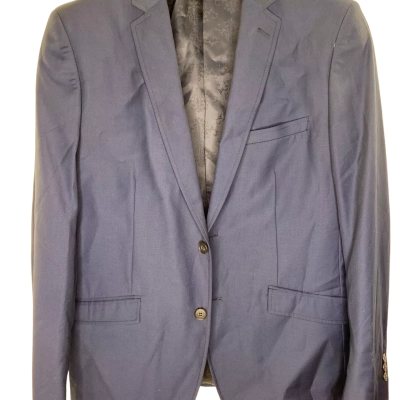 Mens  Size M Suit Jacket Navy Blue 
