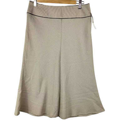 The Clothing Company  A-Line Skirt  Beige / Brown Size 10