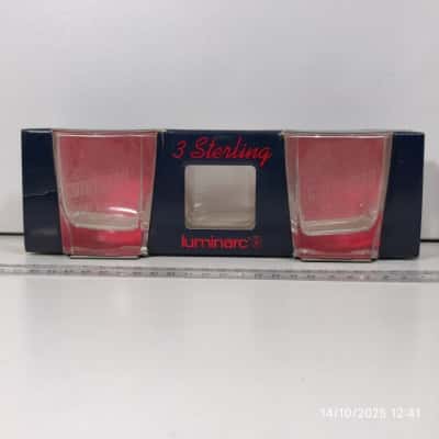 Set of Luminarc Sterling Cointreau Glasses As New PreOwned Vintage 