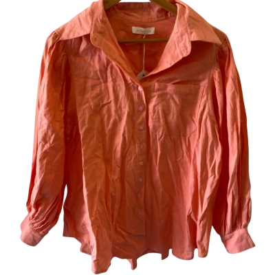 Ecclestone Womens  Size 16 Button Up Blouse Pink  