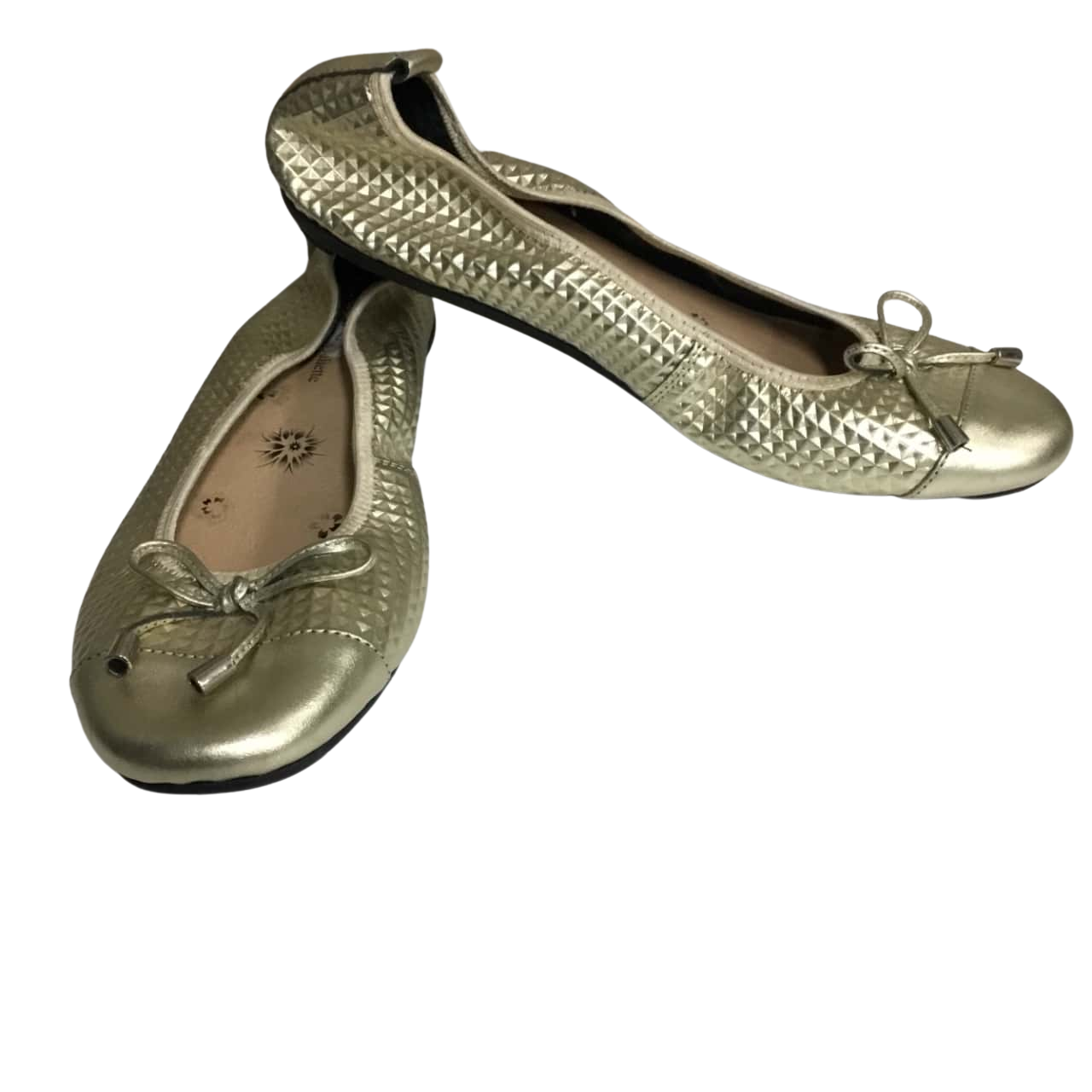 Django & Juliette Womens Size 42 Gold Flats(s)