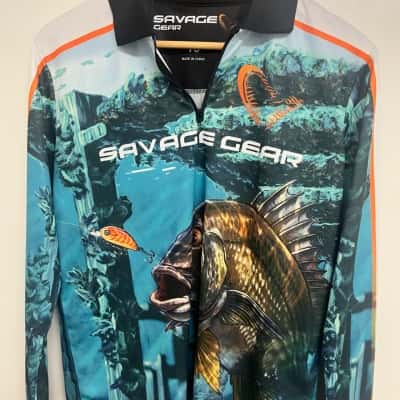  Savage Gear Boy's Fishing Shirt Size 16 