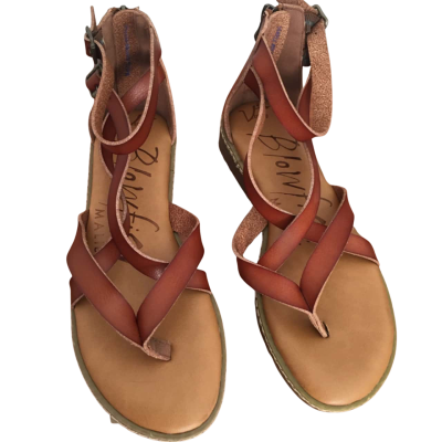 Blowfish  Womens  Size 6 Brown Leather Sandal’s. RRP $69.95  SR1