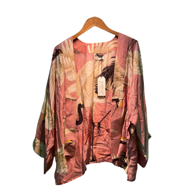  Womens  Size One Kimono Size Pattern / Pink  