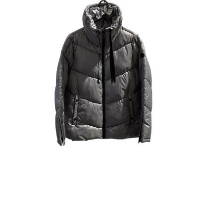 French Connection Womens  Size L Puffer Jacket Grey( Can Roll into drawstring bag )