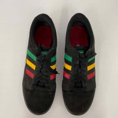 Adidas HEMP Rasta Shoes Mens  Size 11 Sneakers Black  / Green / Red / Yellow 