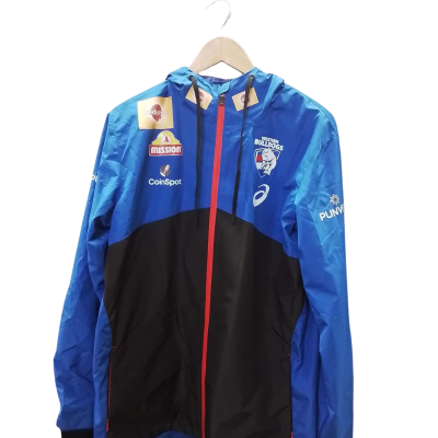 AFL Mens Size S Performance Jacket Blue 