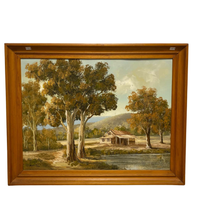 Australian Outback Landscape Oil Painting 