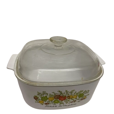 Corning Ware spice of life casserole dish 
