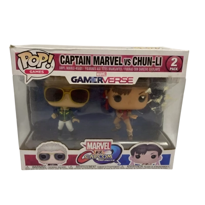 Funko Pop! Games 2-pack Featuring Captain Marvel and Chun-Li 