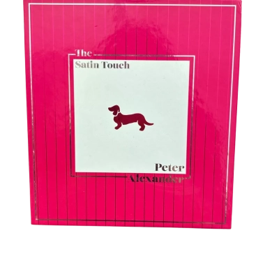 Peter Alexander Pink Lurex Satin Touch Shortie PJ Set – Size L – New in Box