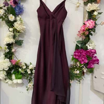  Womens  Size 10 Formal Dress Purple / Red 