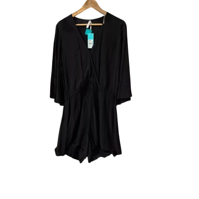 Seafolly Womens  Size 12 / M Playsuit Black  