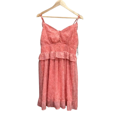Vero Moda Womens Sleeveless Dress pink/orange Size L