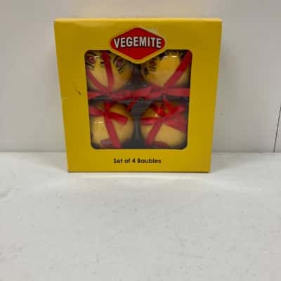 Vegemite Set Of 4 Baubles 