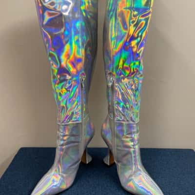 ASOS Womens  Size 5 Multicoloured / Silver Boots