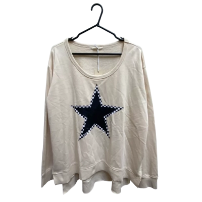 3RD story Womens  Size XL Jumper Black / Checked / Cream / White 