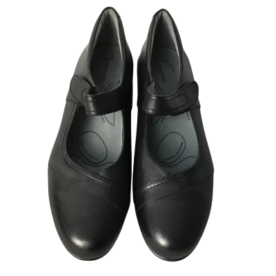 Homyped Womens  Size 10D Penny Black Comfort Heels
