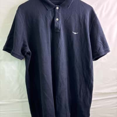 R.M. Williams Mens Size XXXL Polo Shirt Black  