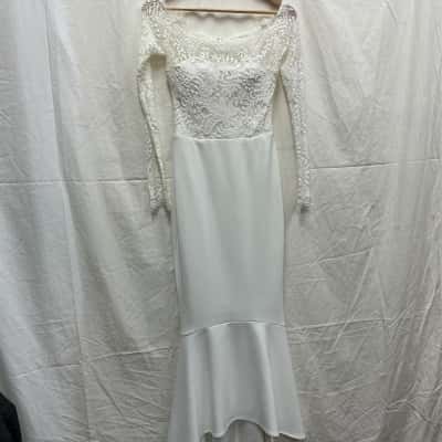 Miss Holly Womens  Size S White 