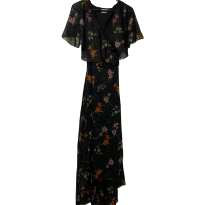 Women’s ASOS   Size 16 Wrap Dress Black  / Floral 