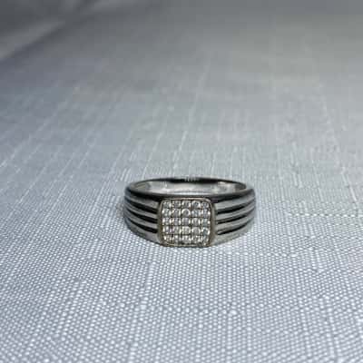 Mens 925 Sterling Silver Ring