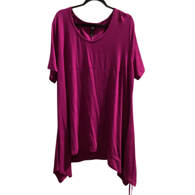 Taking Shape Womens  Size L Short Sleeve Shirt Purple 