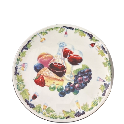 Royal Worcester Fine Bone China Wine & Grapes Decorative Plate with Box