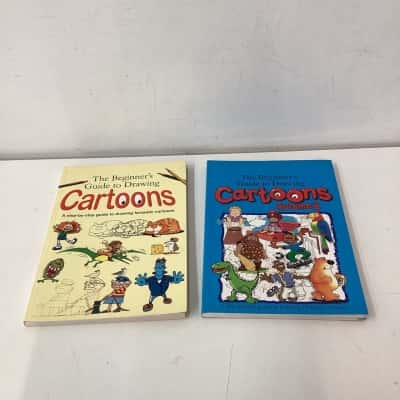 The Beginner's Guide to Drawing Cartoons x2 books